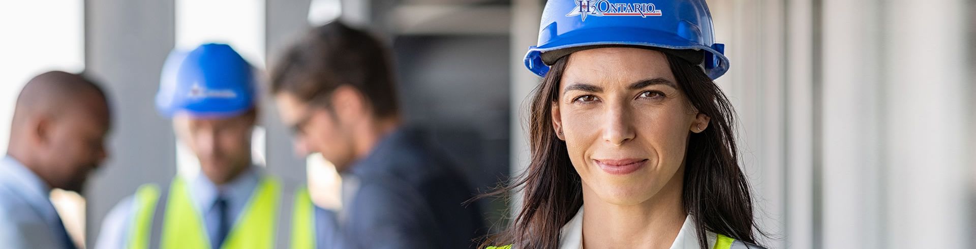 group with female with hardhat